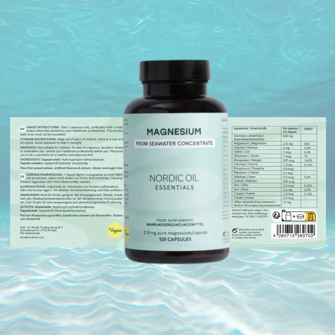 Magnesium Kapseln mit Aquamin®