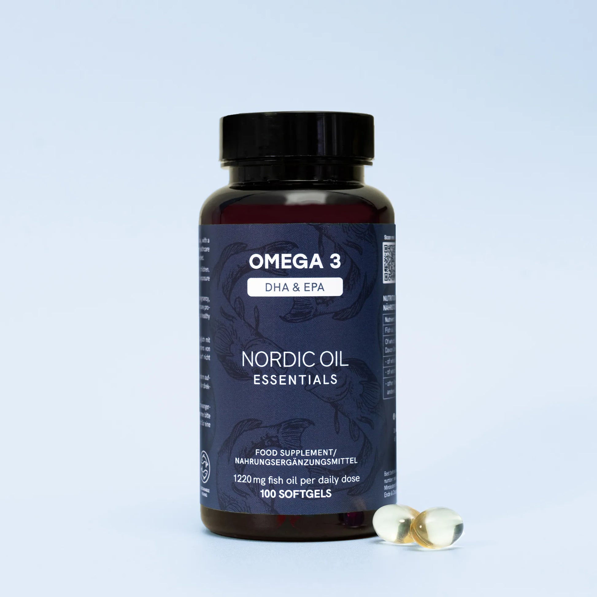 Nordic Oil Omega 3 Softgels Packung